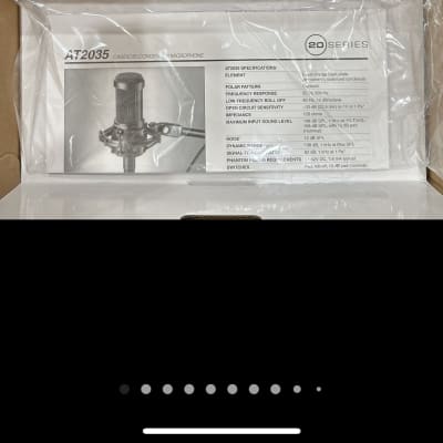 Audio-Technica AT2035 Large Diaphragm Cardioid Condenser Microphone 2010s - Black
