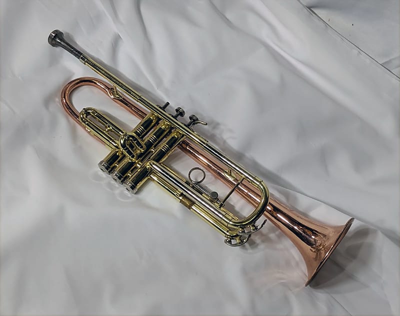 Vintage Conn Director 1967 Tri-Color Brass Trumpet - Made In USA