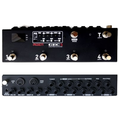 MOEN GEC-5 MIDI Guitar Pedal FX Switcher - 5 Loop Foot Controller Routing System NEW Release! image 1
