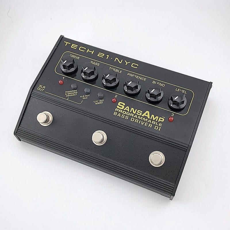 Tech 21 SANSAMP PROGRAMMABLE BASS DRIVER DI