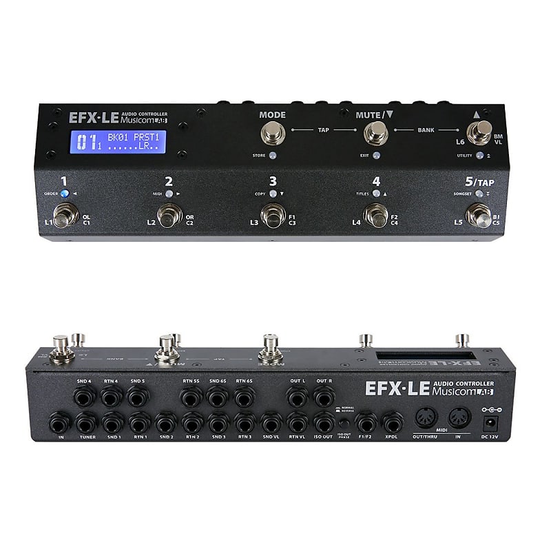 Musicom Lab EFX-LE Pedalboard Controller Switcher