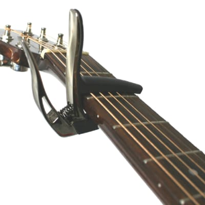 Stagg SCPX-CU Capo Trigger Style Chrome Finish image 2