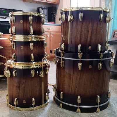 Ludwig Legacy Maple Exotic 5-Piece with Brass Hardware - 12/13/16/18/22 image 1