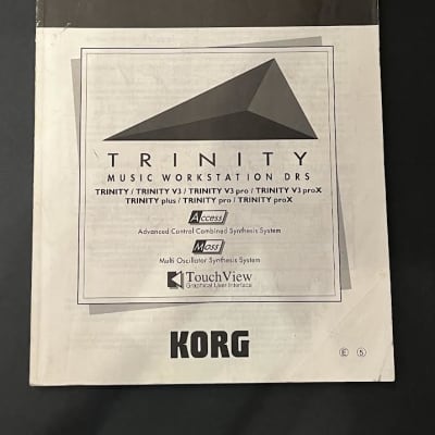 Korg Parameter Guide Trinity Music Workstation DRS Owners' Manual