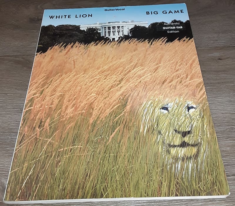 WHITE LION - BIG GAME - GUITAR TAB BOOK - TABLATURE MUSIC SONGBOOK - VITO  BRATTA