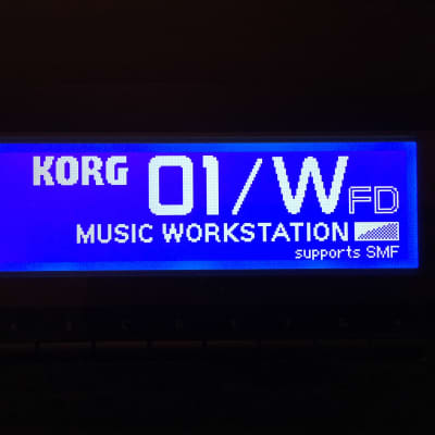 KORG 01/W FD with SMF Synthesizer Workstation Made in JAPAN. SERVICED. Works Perfect !. image 5