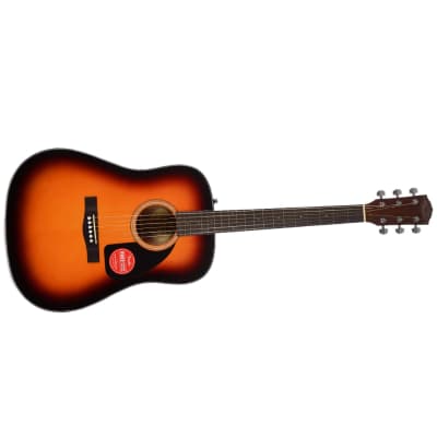Fender CD60 - Dreadnought Acoustic Guitar - Sunburst image 4