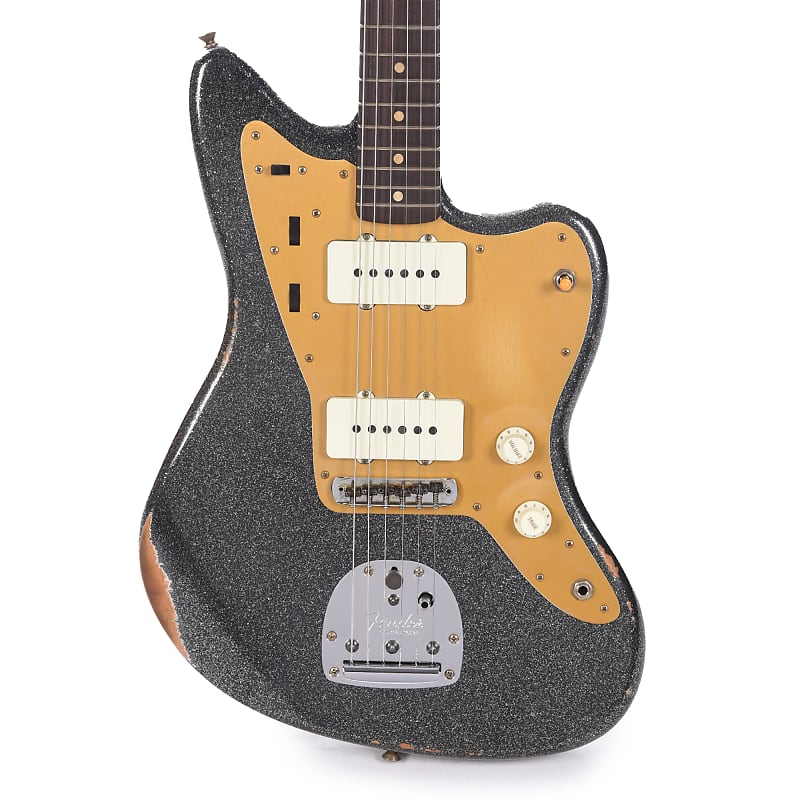 Fender Custom Shop 1959 Jazzmaster "Chicago Special" Relic Super Aged Dark Lake Placid Blue Sparkle (Serial #R130489) image 1