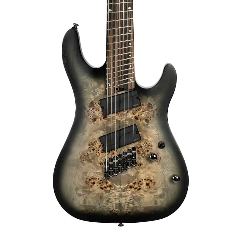 Cort KX507 7-String Multi-Scale Electric Guitar in Stardust Black image 1