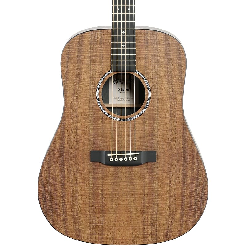 Martin D-X1E Koa Acoustic-Electric Guitar (with Gig Bag) image 1