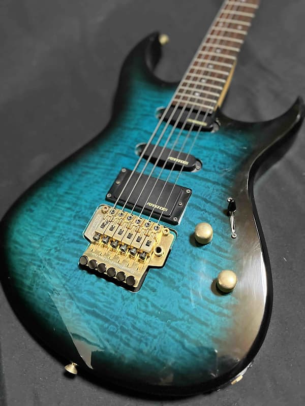 Fernandes FGZ-550 1990s - Quilted Green MIJ | Reverb