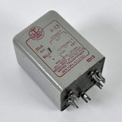 Vintage TRW/UTC 0-1 Transformer | Reverb