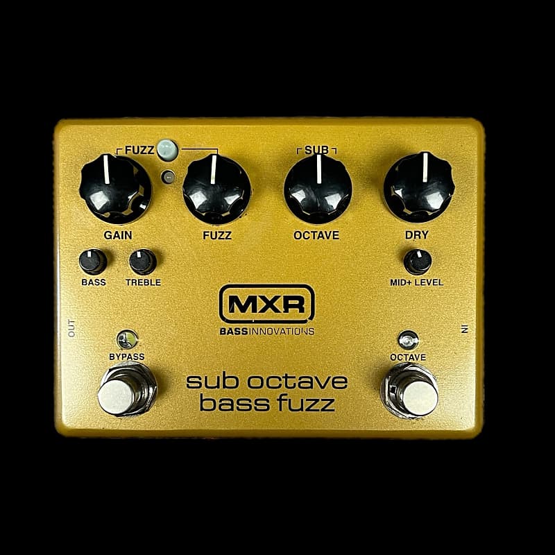 MXR Sub Octave Bass Fuzz Effects Pedal | Reverb