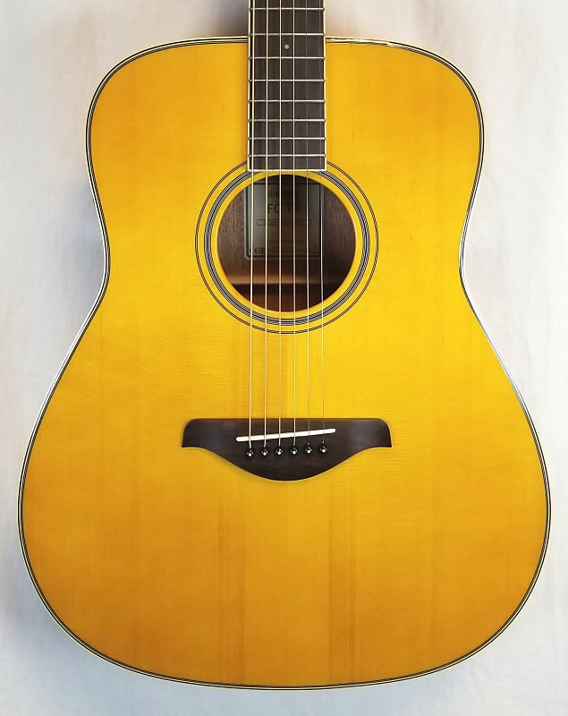 Yamaha FG-TA TransAcoustic Dreadnought | Reverb