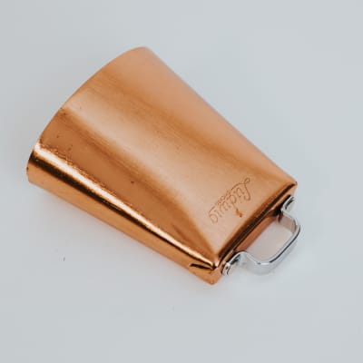 Ludwig Gold Tone 5in 1960-1970s Copper Cowbell image 1
