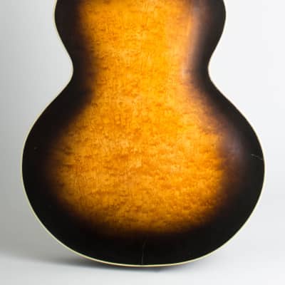 Epiphone  DeLuxe Masterbilt Arch Top Acoustic Guitar (1934), ser. #7664, black hard shell case. image 4