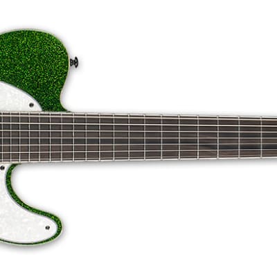 ESP LTD SCT-607B Stephen Carpenter 7-String Baritone Electric Guitar W/Case - Green Sparkle image 4