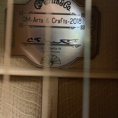 Martin OM-Arts & Crafts Adirondack Spruce/German White Oak 2018 - Natural image 13