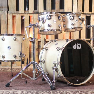 DW Collector's Maple SSC Natural Satin Oil Drum Set - 22,10,12,16 - SO#1295035 image 1