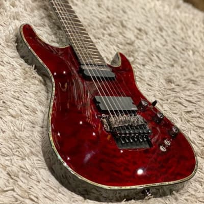 Schecter Hellraiser C-7 FR S Sustainiac 7-String with Floyd Rose in Black Cherry for sale