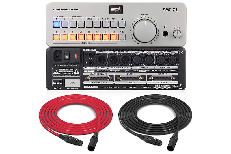 SPL SMC 7.1 | 7.1 Surround Monitor Controller (Silver) | Pro Audio LA image 1