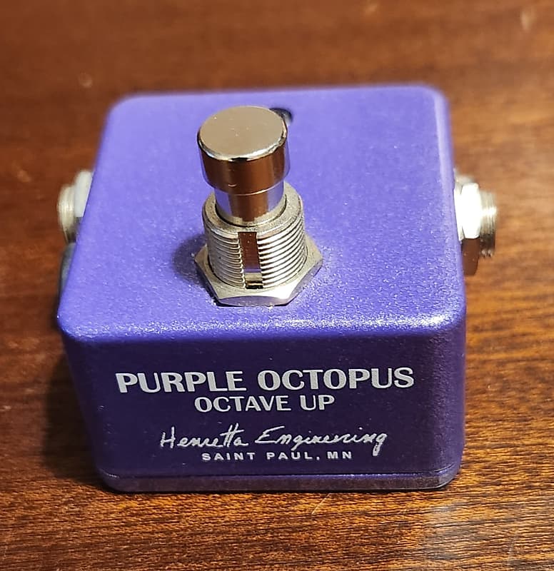 Henretta Engineering Purple Octopus Octave Up w/ box | Reverb