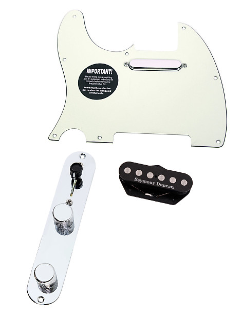 920D Custom Shop 11208-14+T3W-MG-LH Seymour Duncan Quarter Pounder Loaded Tele Pickguard w/ 3-Way Switching (Left-Handed) image 1