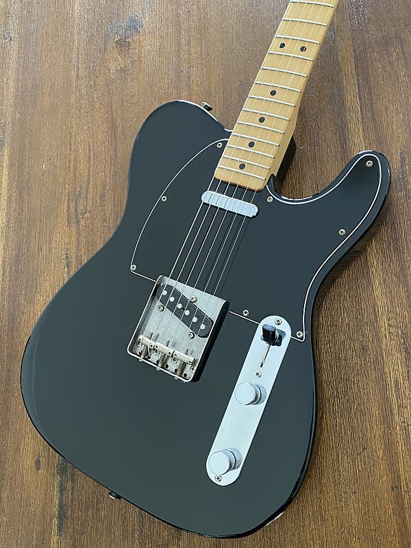 Fender Telecaster, ‘72, Black on Black, 1993, Excellent | Reverb