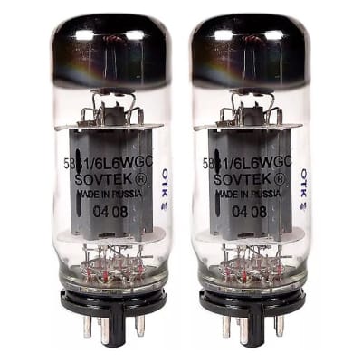 Sovtek 5881 / 6L6WGC Power Tube, Matched Pair with FREE 24-Hour Burn In. Brand New! for sale