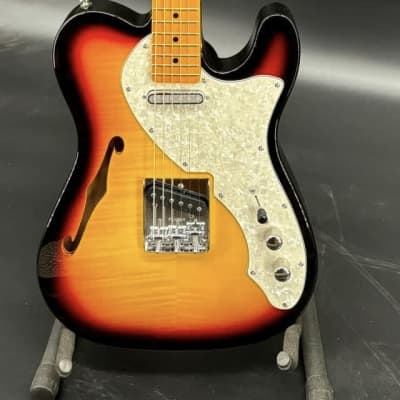 ギター Fender Warmoth Telecaster Thinline Custom '72 Thinline Telecaster Build with Fralin Wide Range