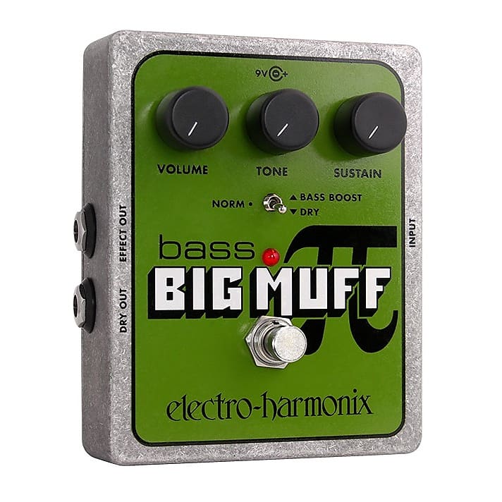Electro-Harmonix EHX Bass Big Muff Pi Distortion / Sustainer Effects Pedal