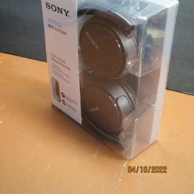 New Sony MDR-ZX110AP Black Stereo Hands Free Mic Folding Headphones - Follow my Shop image 5