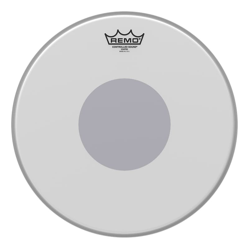 Remo CS-0114-10 Controlled Sound Coated Black Dot Drumhead Bottom Black Dot. 14"*Make An Offer!* image 1