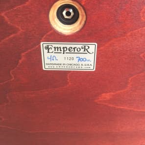 Emperor 2x10 & 1x15 bass cabinet dark satin wood. image 5