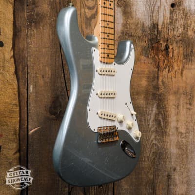 Fender Custom Shop '69 Reissue Stratocaster Journeyman Relic - Fire Mist Silver image 3