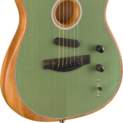 Fender American Acoustasonic Telecaster - Surf Green image 2