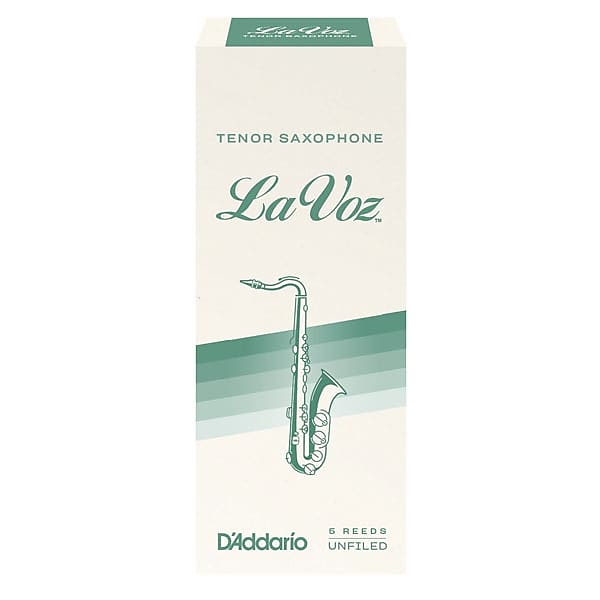 D'Addario La voz médium soft - boite de 5 anches saxophone ténor image 1