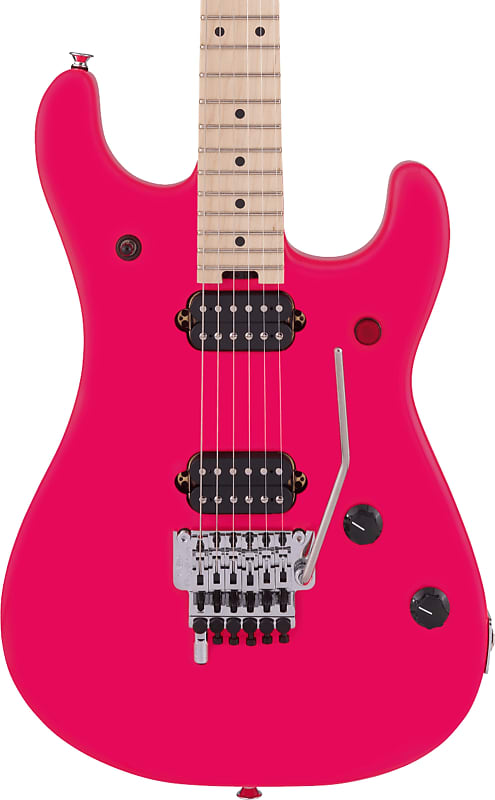 EVH 5150 Series Standard Electric Guitar, Maple Fretboard, Neon Pink image 1