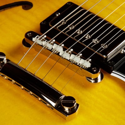 Gibson Custom Shop PSL '64 ES-335 Figured Reissue Gloss Golden Poppy Burst image 15