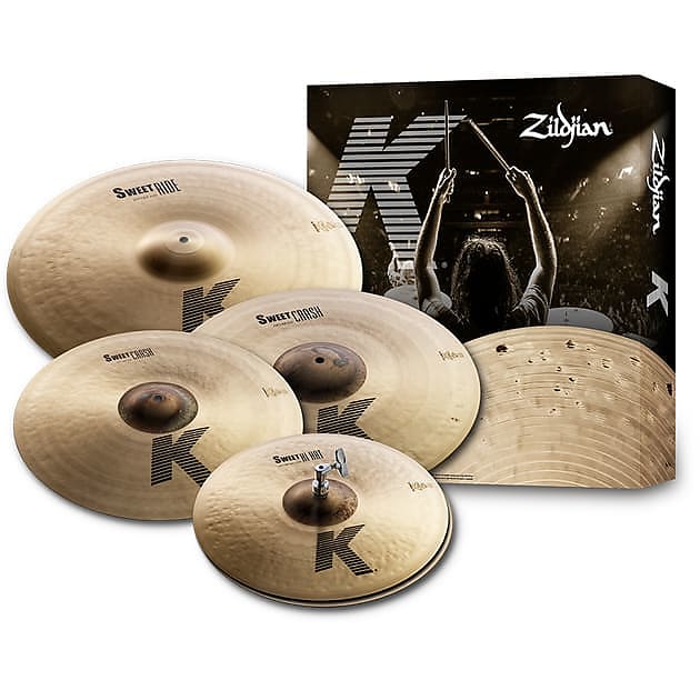 Zildjian K Sweet Box Set Cymbal Pack Bundle with 21" K Sweet Ride KS5791 image 1