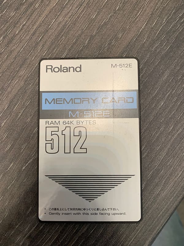 美品！動作確認済☆ Roland MEMORY CARD M-512E MATRIXSYNTH: Roland M-512E Memory Card w/ Original Box