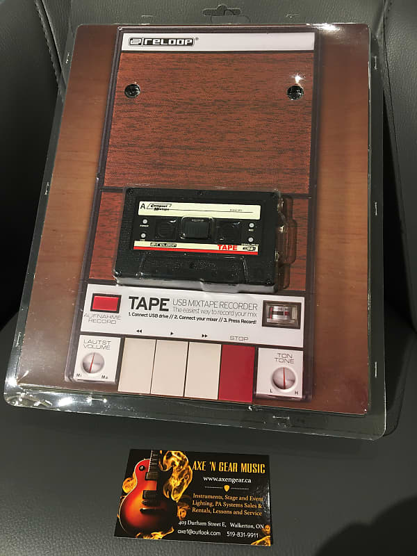 Reloop TAPE USB Mixtape Recorder with Retro Cassette Look, Reverb