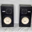 Yamaha NS-10M Matched Pair of Studio Monitors with Original Speakers Grill 1980s Black