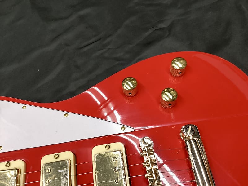 Joe Doe Guitars×Vintage JDV34 Gas Jockey Gas Pump Red