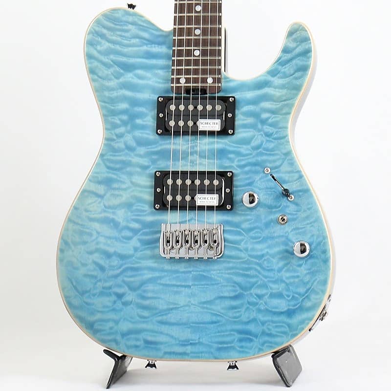 SCHECTER KR-24-2H-FXD (Aqua Blue/Rosewood) | Reverb