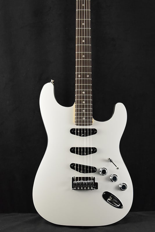 Fender Aerodyne Special Stratocaster Bright White Rosewood Fingerboard image 1