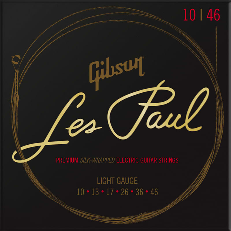 Immagine Gibson SEG-LES10 Les Paul Premium Electric Guitar Strings - Light (10-46) - 1