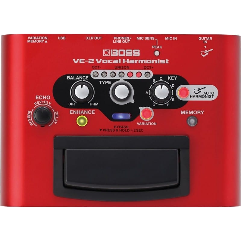 Boss VE-2 Vocal Harmonist Pedal with Effects image 1