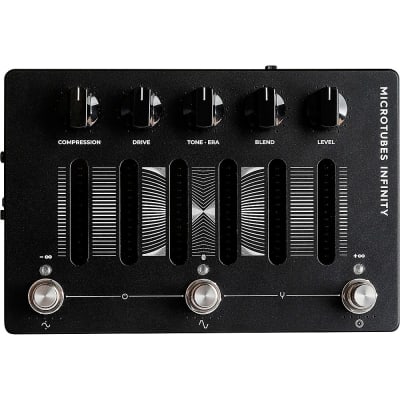 Darkglass Microtubes Infinity Distortion Effects Pedal Black | Reverb