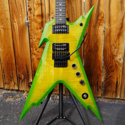 Dean USA  Dime Razorback - Slime Green 6-String Electric Guitar w/  Hardshell Case (2023) image 1